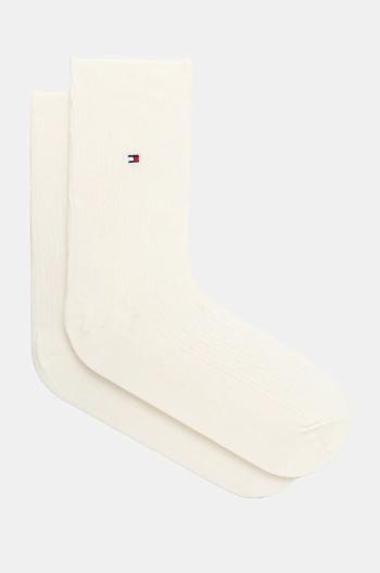 Ponožky Tommy Hilfiger dámske, béžová farba, 701228794