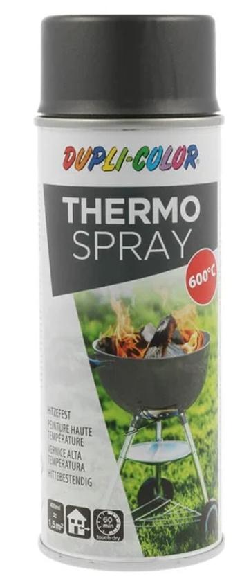 DC THERMO SPRAY - Žiaruvzdorná farba v spreji šedá do 600°C, 0,4 L