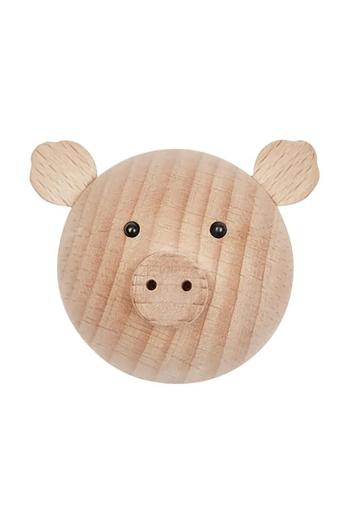 Nástenný vešiak OYOY Mini béžová farba