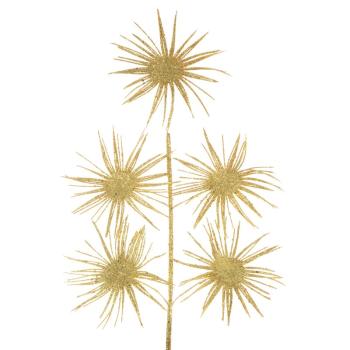 ArtFir Vianočná vetvička 46C | zlatá 43 cm