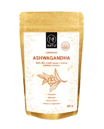 NATU Ashwagandha BIO prášek 80 g