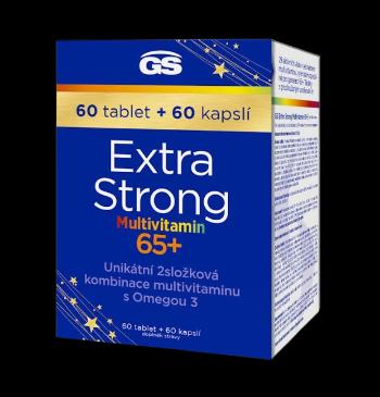 GS Extra Strong Multivitamín 65+, 60 tabliet + 60 kapsúl