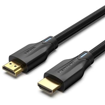 Vention Cotton Braided 8K HDMI 2.1 Cable 3m Black (AAUBI)