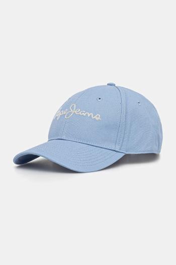 Bavlnená šiltovka Pepe Jeans MALLON CAP s nášivkou, PM040567
