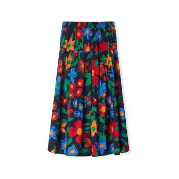 Compania Fantastica  COMPAÑIA FANTÁSTICA Skirt 12102 - Flowers 13  Sukňa Viacfarebná