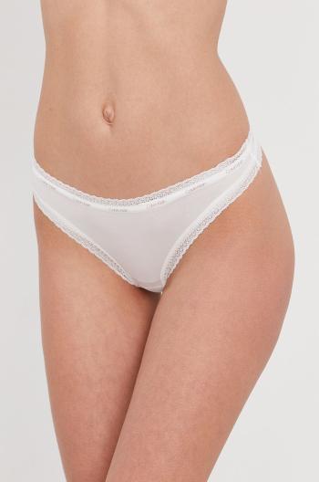 Tangá Calvin Klein Underwear biela farba,000QD3763E