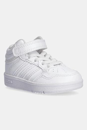 Detské tenisky adidas Originals HOOPS 4.0 MID biela farba, JI3490