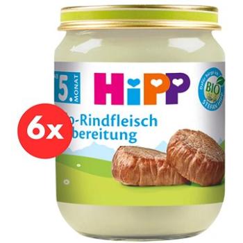 HiPP BIO Hovädzie mäso – 6× 125 g (4062300266384)