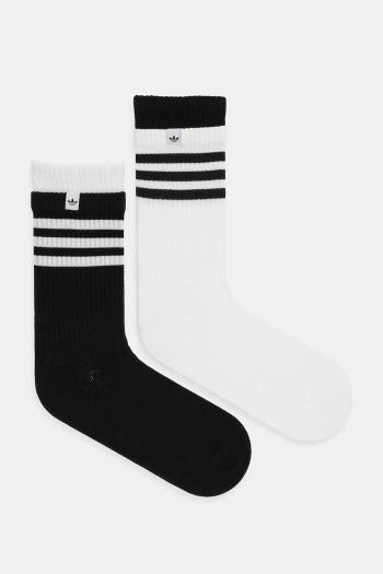 Ponožky adidas Originals 2-pak čierna farba, JC8874
