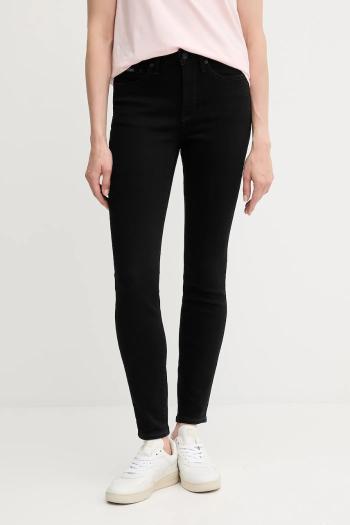 Rifle Calvin Klein Jeans čierna farba, LV047C777G