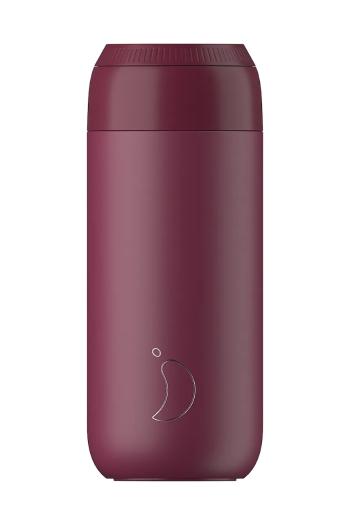 Hrnček na kávu Chillys Series 2, 500 ml bordová farba