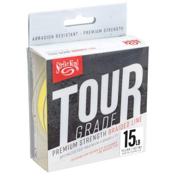 Strike king splietaná šnúra tour grade blade yellow - 15 lb 0,22 mm 150 m