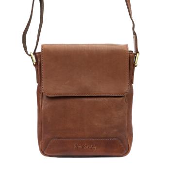 Pánska kožená crossbody taška Pierre Cardin