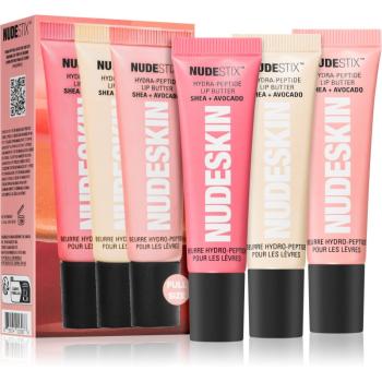 Nudestix Nudeskin Hydra-Peptide Lip Butter Tint Set darčeková sada na pery