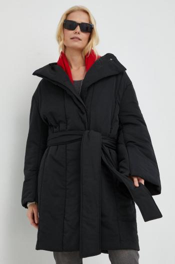 Bunda By Malene Birger dámska, čierna farba, prechodná,