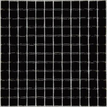 Sklenená mozaika Mosavit Monocolores negro 30x30 cm lesk MC901