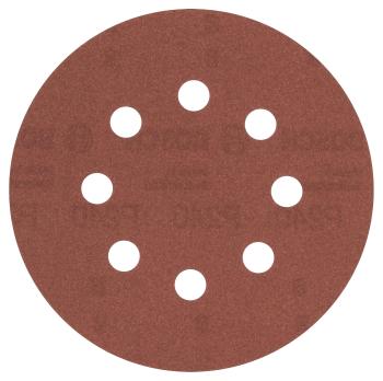 Csiszolópapír BOSCH 5 darabos csiszolópapírkészlet excentrikus csiszológépekhez G = 240