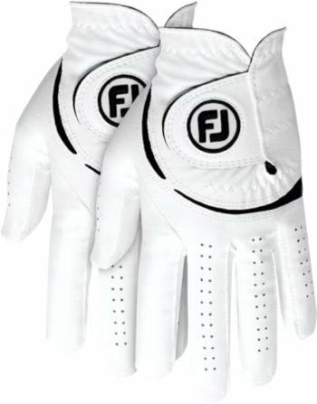 Footjoy Weathersof Golf (2 Pack) White/Black Ľavá ruka S Pánske rukavice