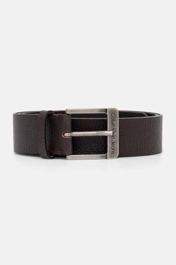 Opasok Calvin Klein Jeans pánsky, hnedá farba, K50K512608