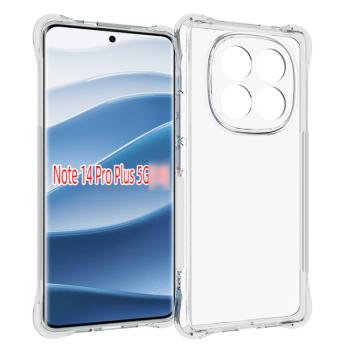 AIRBAG Extra odolný kryt Xiaomi Redmi Note 14 Pro+ 5G priehľadný