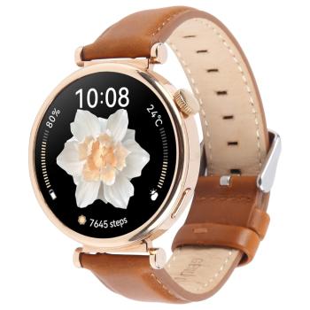 LEATHER Kožený remienok pre Garmin Lily 2 / Lily 2 Active hnedý