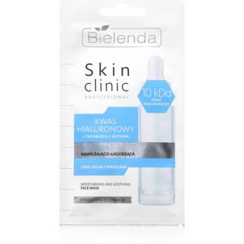 Bielenda Skin Clinic Professional Hyaluronic Acid nočná hydratačná maska s upokojujúcim účinkom 8 g