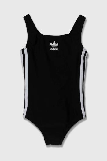 Jednodielne detské plavky adidas Performance čierna farba