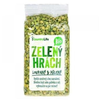 COUNTRY LIFE Hrach zelený polený BIO 500 g