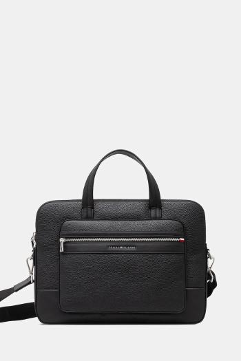 Taška na notebook Tommy Hilfiger čierna farba, AM0AM13203