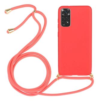 ROPE Kryt so šnúrkou Xiaomi Redmi Note 11 / Note 11S červený