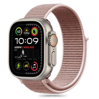 Tech-Protect Nylon remienok na Apple Watch 40/41/42mm, dusty rose