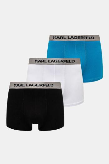 Boxerky Karl Lagerfeld 3-pak pánske, šedá farba, A1M47020
