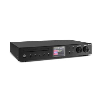 Auna iTuner CD, HiFi receiver, internetové/DAB+/FM rádio, CD prehrávač, WiFi, čierny