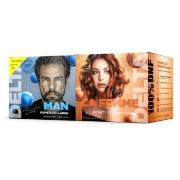 DELTA MEDICAL La Femme krása a man power collagen DUO PACK 436 g