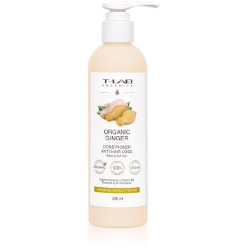 T-LAB Organics Organic Ginger Anti Hair Loss Conditioner posilňujúci kondicionér pre rednúce vlasy 250 ml