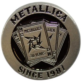 Metallica 30th Anniversary Playing Card