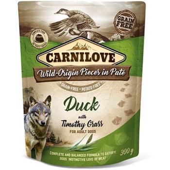 Carnilove Dog Pouch Paté Duck with Timothy Grass 300 g (8595602537723)