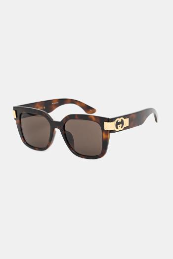 Slnečné okuliare Gucci dámske, hnedá farba, GG1690SK
