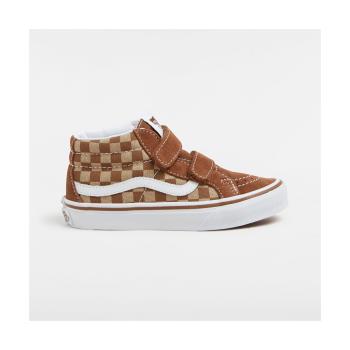 Vans  Sk8-mid reissue v neutral checkerboarde  Skate obuv Hnedá