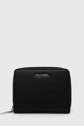 Peňaženka Calvin Klein dámska,čierna farba,K60K610300
