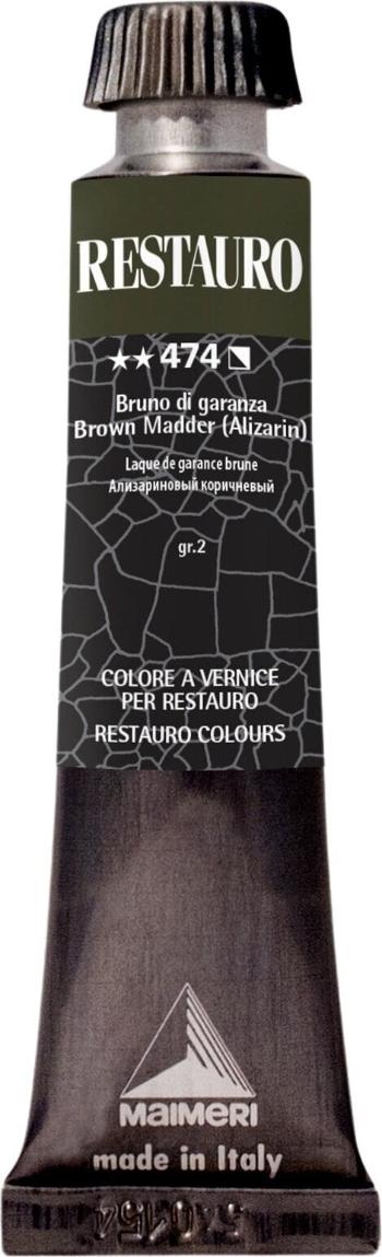 Maimeri Varnish Restauro Reštauračná farba Brown Madder(Alizarin) 474 20 ml 1 ks