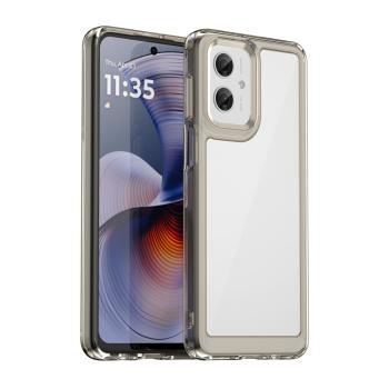 CRYSTAL Ochranný obal pre Motorola Moto G55 5G šedý