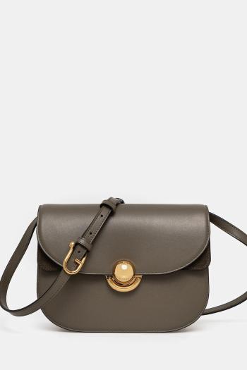 Kožená kabelka Furla zelená farba, WB01355.BX0428.2810S