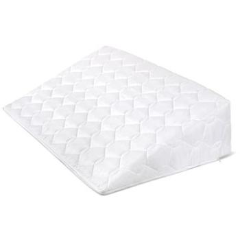 Bellatex Klinový podhlavník s prešitím – 80 × 50 × 20 cm – biely (7394)