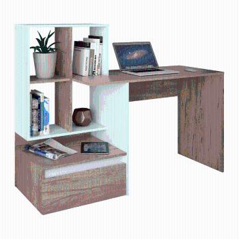 PC stôl s regálom NEREO NEW Tempo Kondela