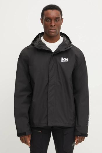 Bunda Helly Hansen SEVEN pánska, čierna farba, 62047