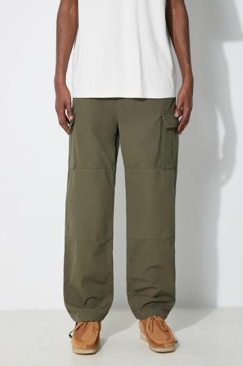 Bavlnené nohavice Stan Ray Cargo Pant zelená farba, strih cargo, CE2404263