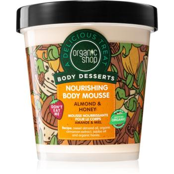 Organic Shop Body Desserts Almond & Honey telová pena pre výživu a hydratáciu 450 ml