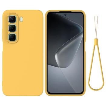 RUBBER Ochranný obal pre Infinix Hot 50 Pro žltý
