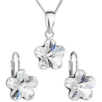 Krištáľová súprava zdobená krištáľmi Swarovski 39143.1 (925/1000; 2,5 g) (8590962393422)